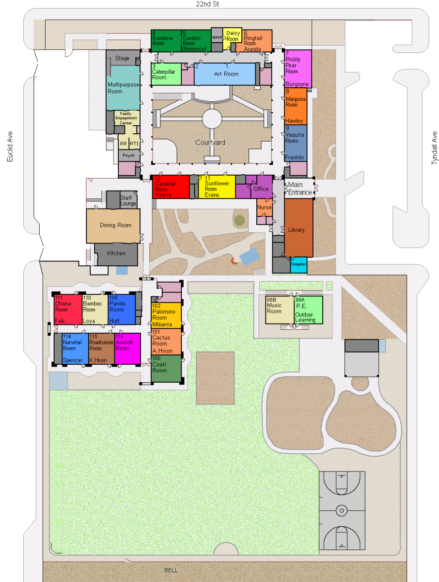 Map of Borton campus